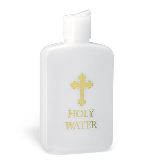 HOLY WATER BOTTLE - 4 OUNCE (PLASTIC)